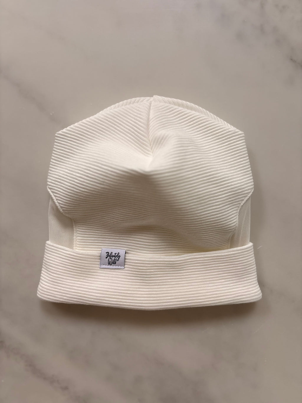 Ribbed Jersey Beanie - Turn Up Style