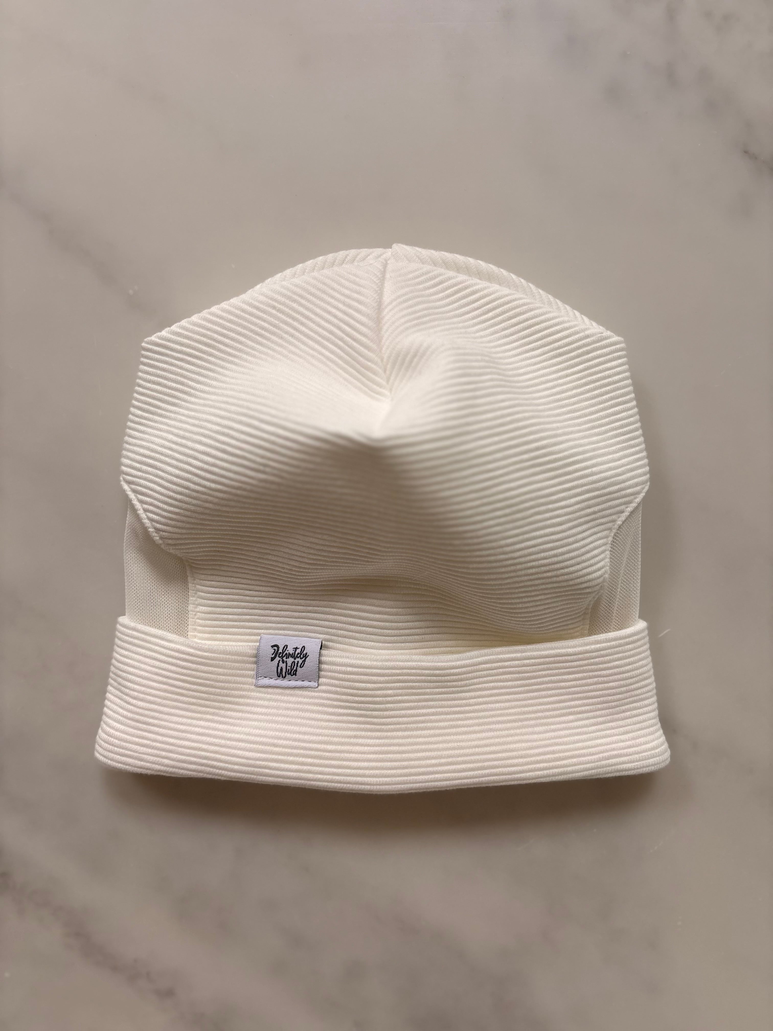 Ribbed Jersey Beanie - Turn Up Style