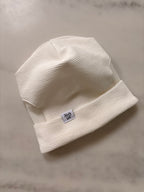 Ribbed Jersey Beanie - Turn Up Style