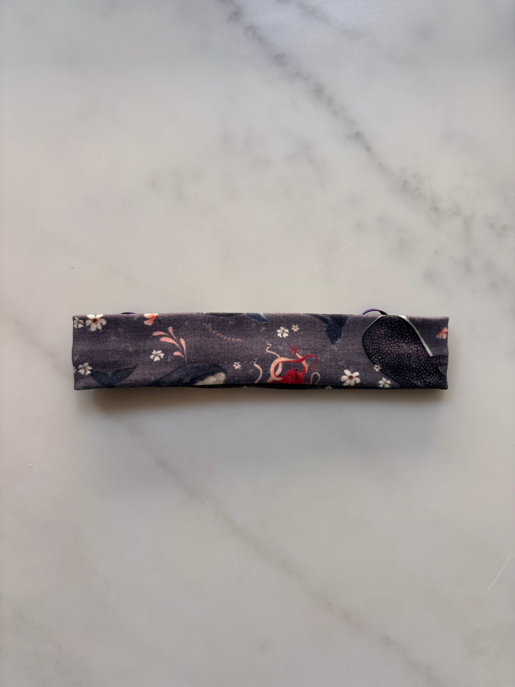 Straight Mesh Headband for Cochlear Implant and Hearing Aids - Print