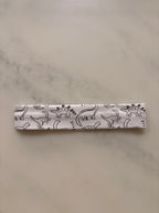 Straight Mesh Headband for Cochlear Implant and Hearing Aids - Print