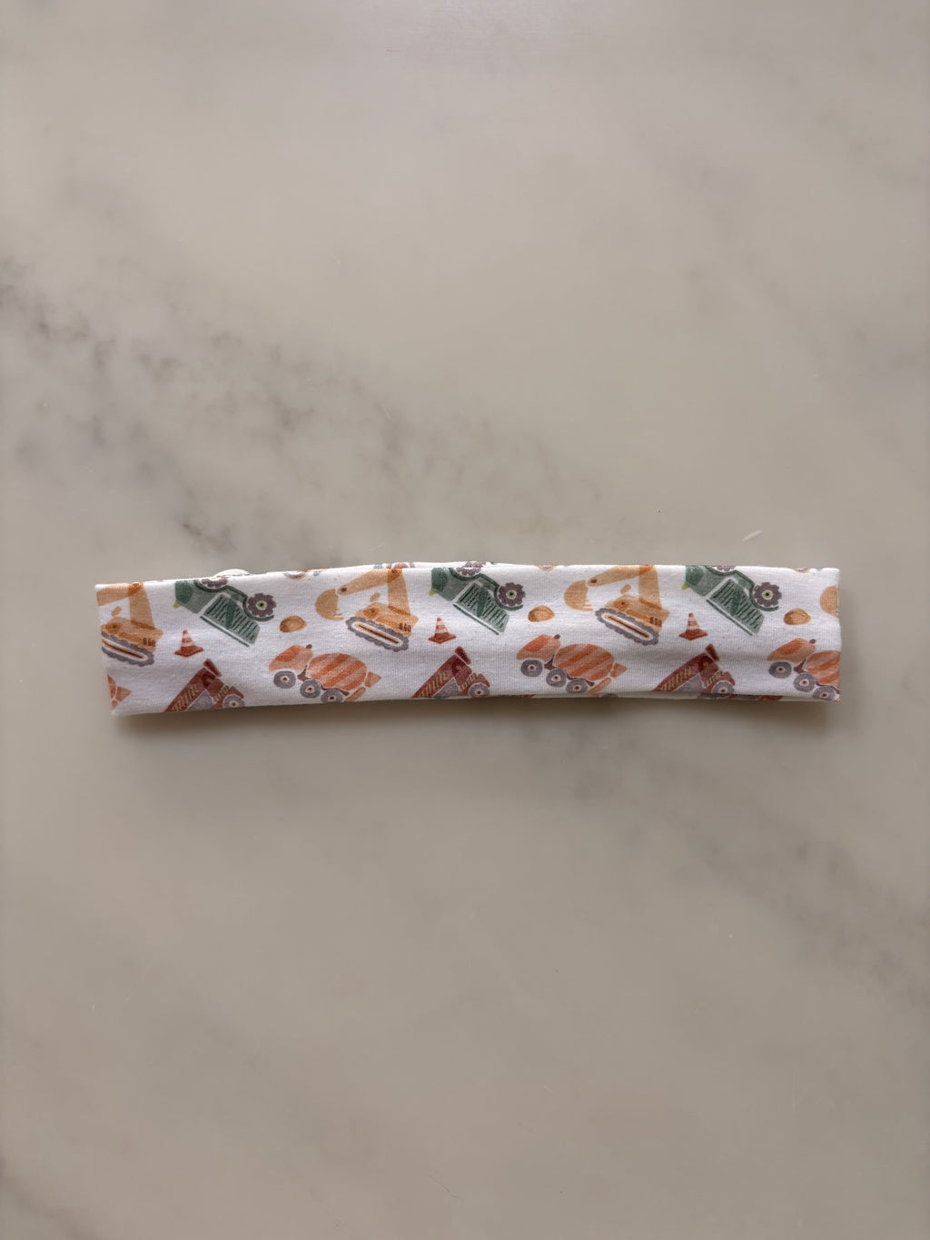 Straight Mesh Headband for Cochlear Implant and Hearing Aids - Print