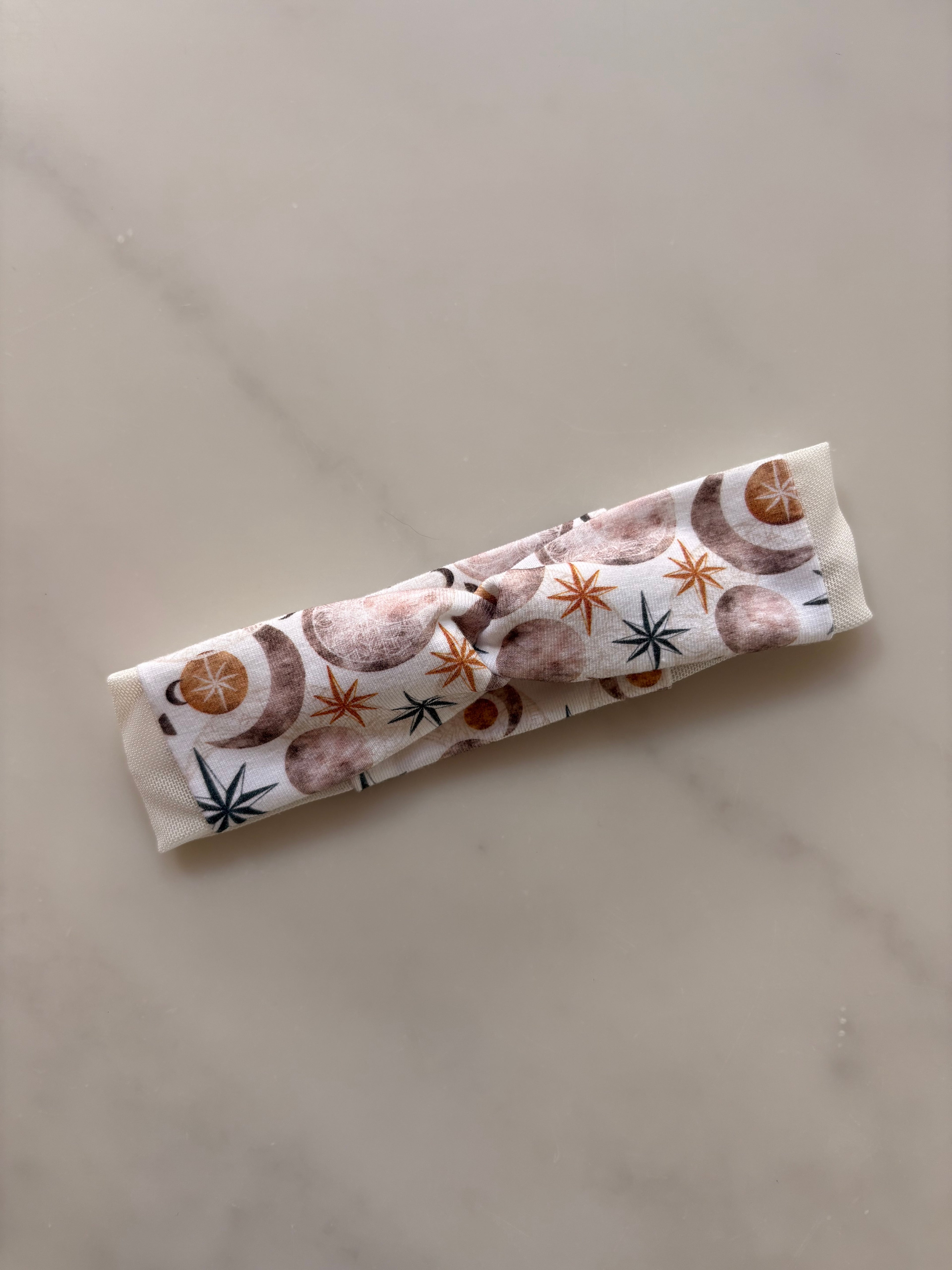 Twist Mesh Headband for Cochlear Implants and Hearing Aids  - Print