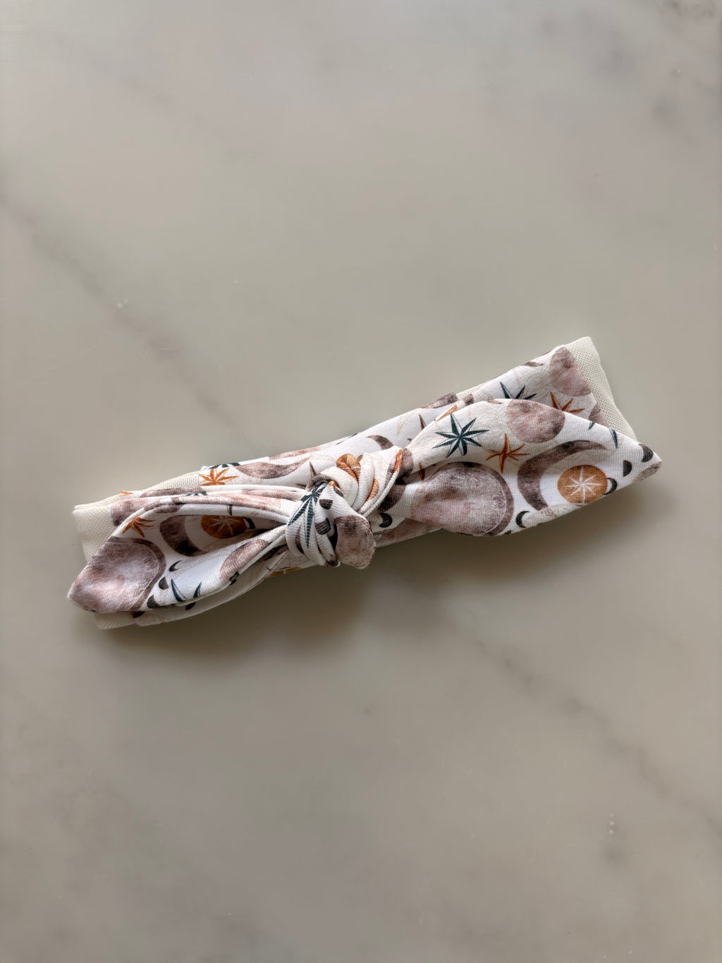 Bow Mesh Headband for Cochlear Implants and Hearing Aids - Print