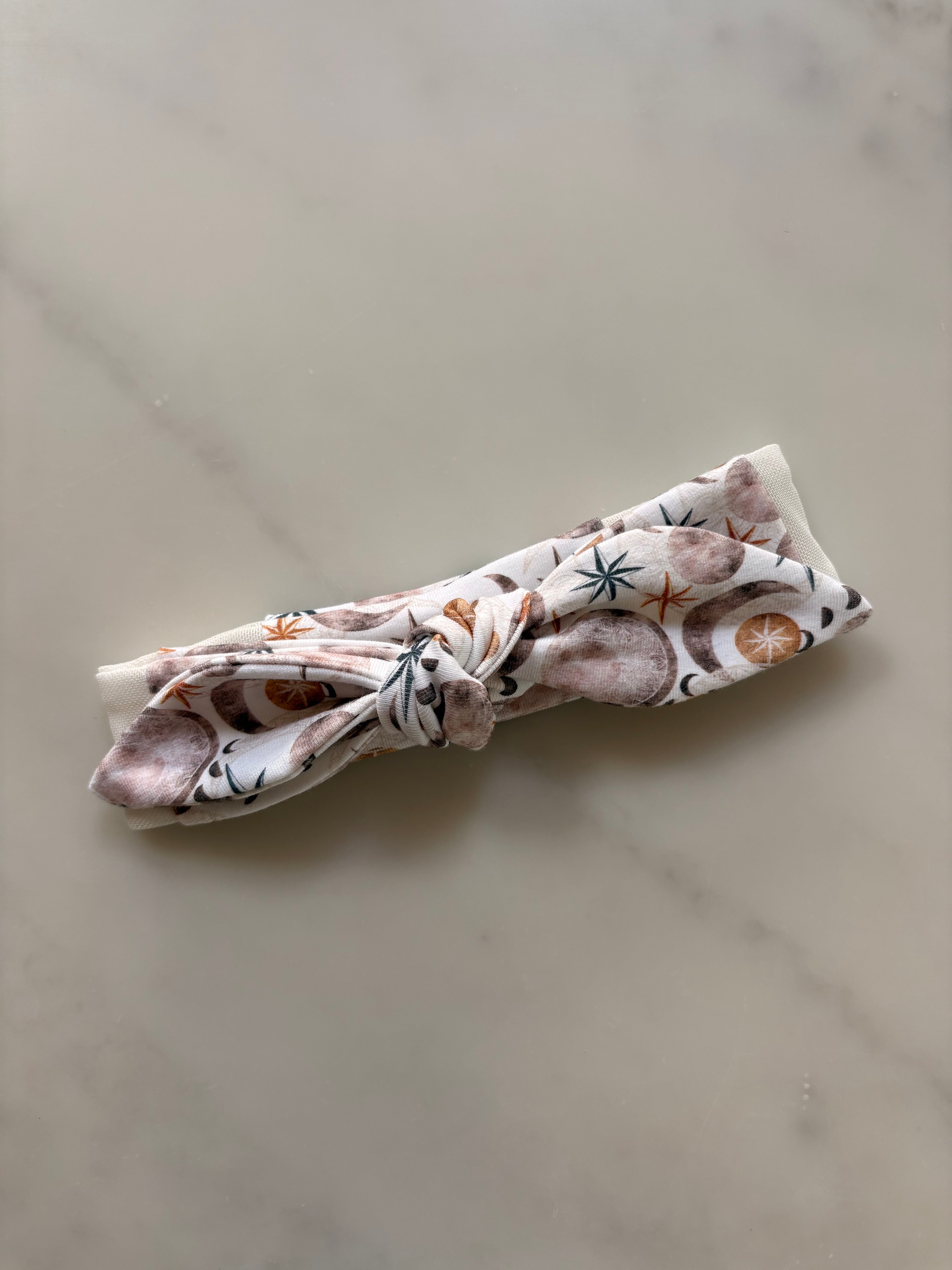 Bow Mesh Headband for Cochlear Implants and Hearing Aids - Print