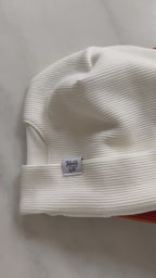 Ribbed Jersey Beanie - Turn Up Style