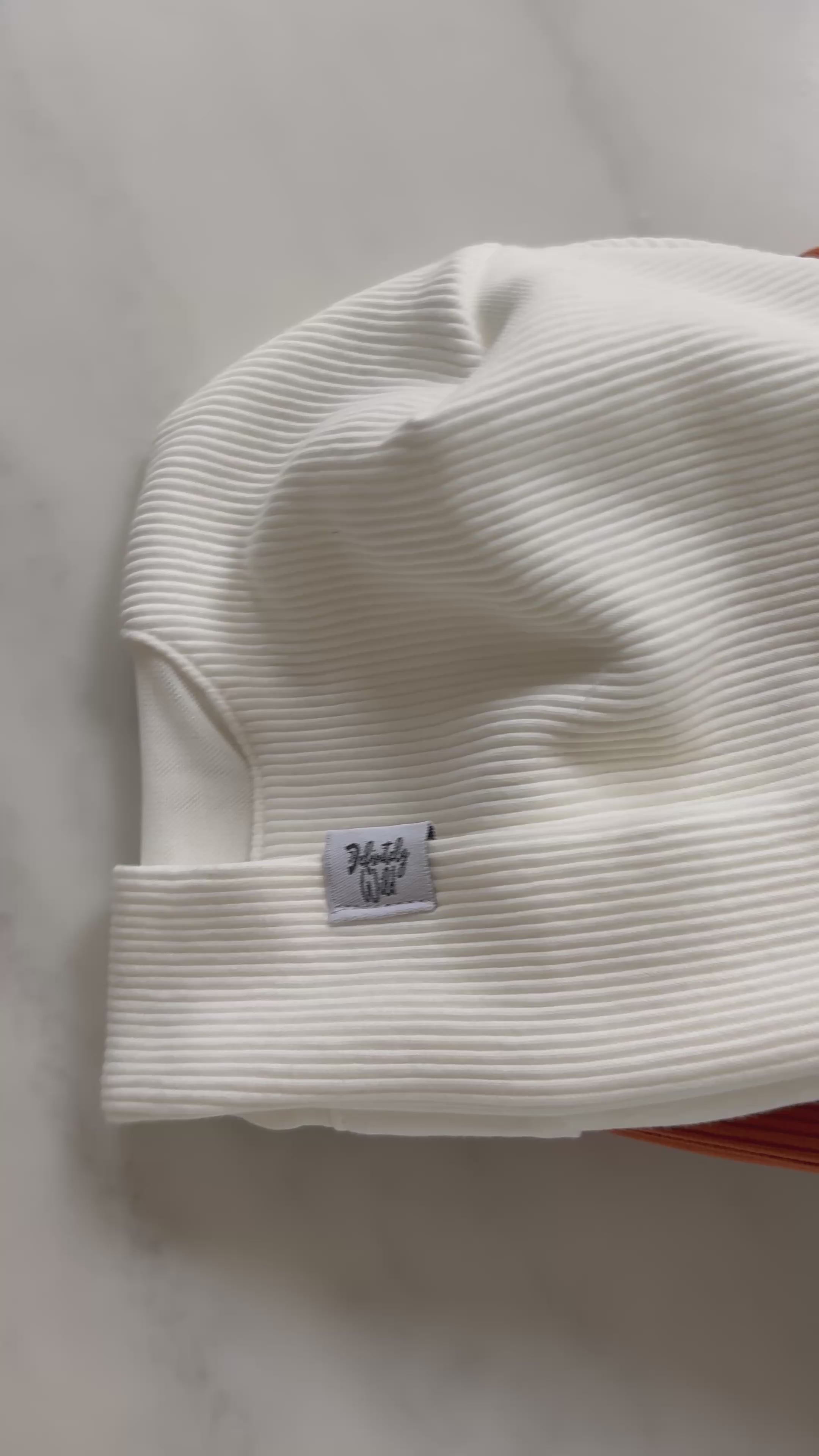 Ribbed Jersey Beanie - Turn Up Style
