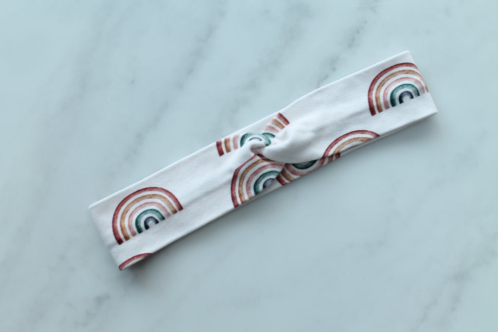 Twist Mesh Headband for Cochlear Implants and Hearing Aids  - Print