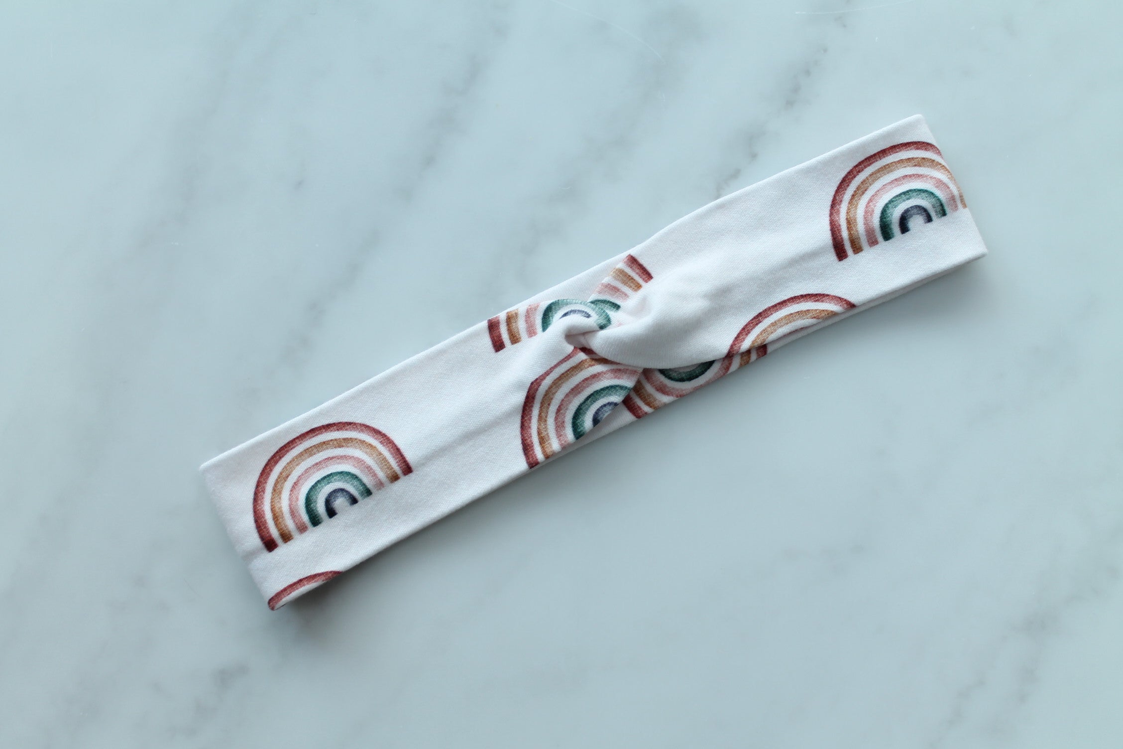 Twist Mesh Headband for Cochlear Implants and Hearing Aids  - Print