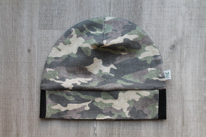 Cochlear Implant/Hearing Aid Camo Baby Hat