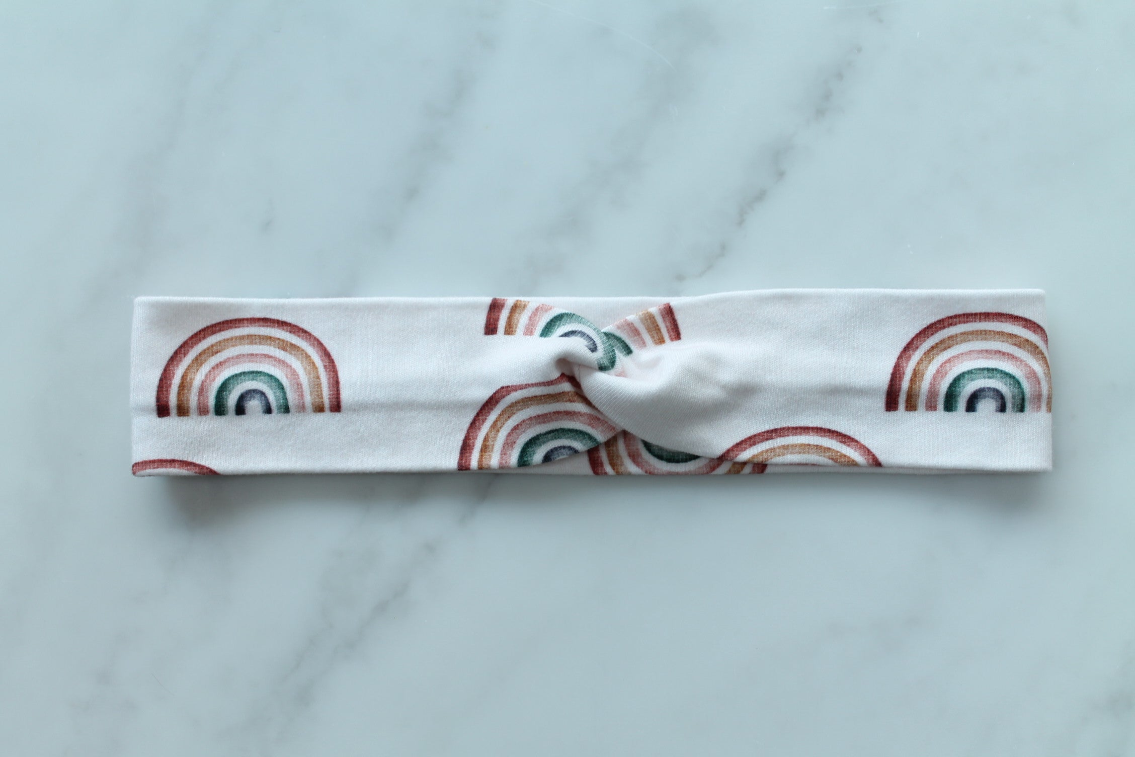 Twist Mesh Headband for Cochlear Implants and Hearing Aids  - Print