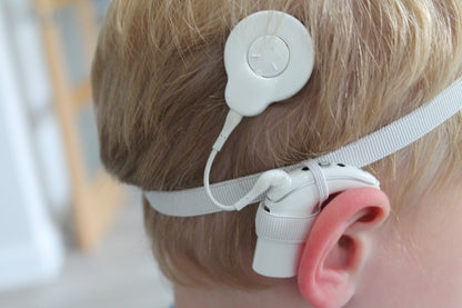 Cochlear Implant Elastic Headband - For Aqua +