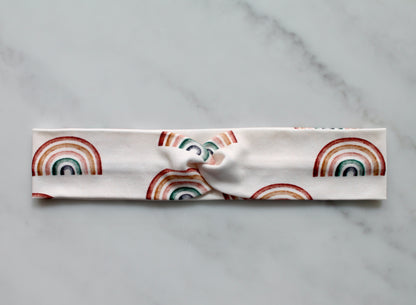 Rainbows Twist Headband