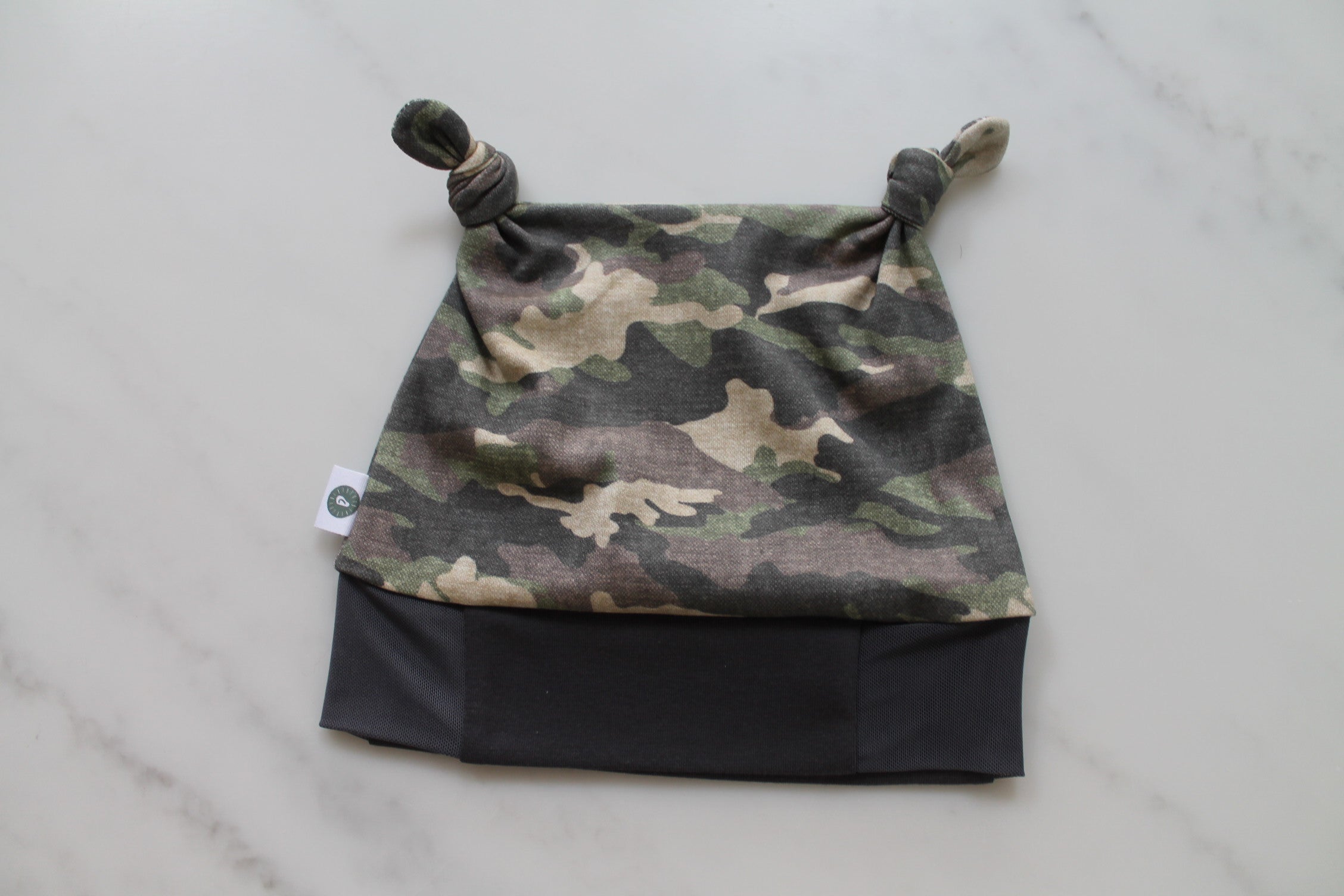 Knotted Hat for Cochlear Implants and Hearing Aids - Print